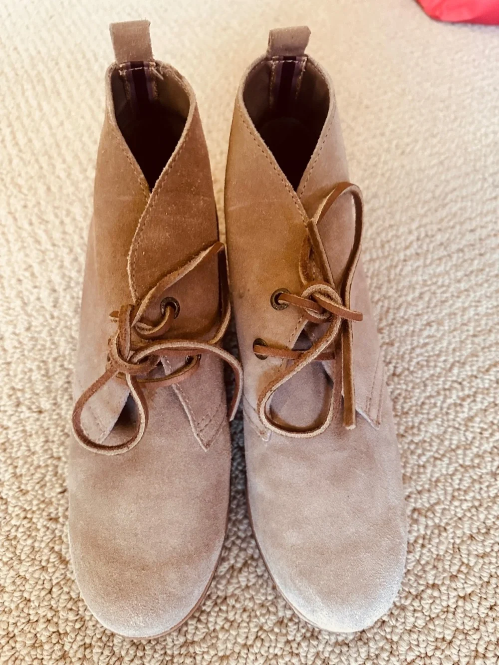 Sperry Tan Suade shoes